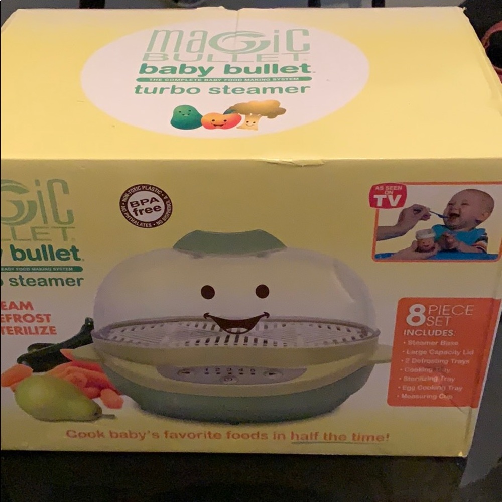 Baby magic bullet turbo steamer